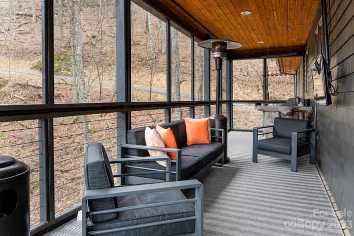 Screen Porch with Grill and TV