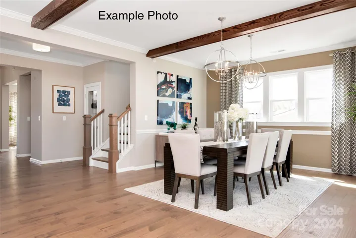 Example Photo - Dining Room *SUBJECT PROPERTY DOES NOT INCLUDE BEAMS*