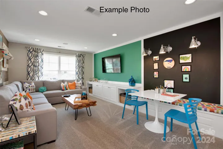 Example Photo - Rec Room *SUBJECT PROPERTY DOES NOT INCLUDE BUILT-INS*