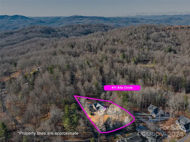 Picturesque mountain home in Laurel Park with easy one level living!
