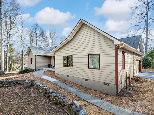 This side of the home "faces" the sunsets when you look out the windows to the left