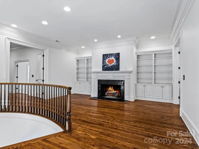 2nd Level sitting area, Gas Log Fire Place