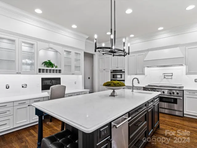 Main floor Kitchen Quartz Island