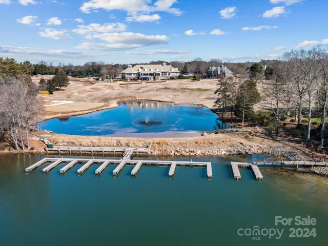 Peninsula Club day docks, 100 yards to right of the back of this property, down cart path.