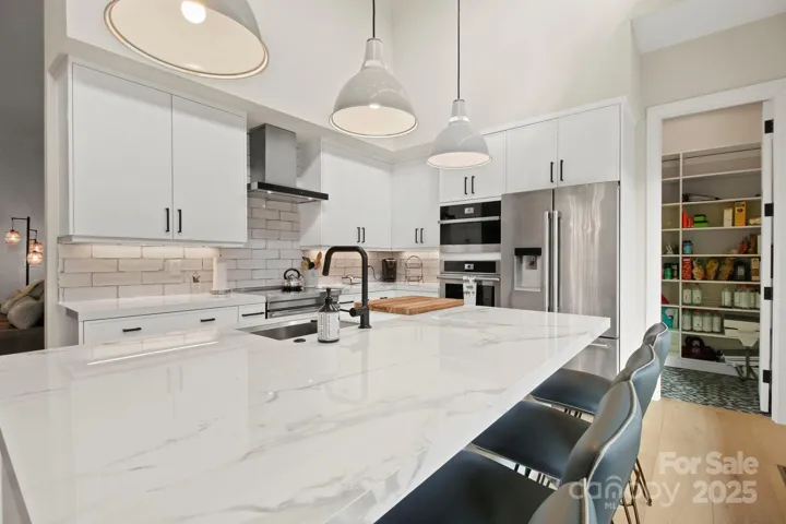 Walk-in pantry off kitchen