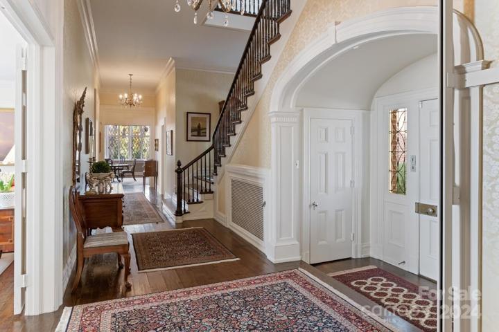 Front Hall to the Dining Room