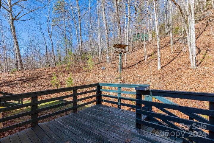 Deck off of dining room