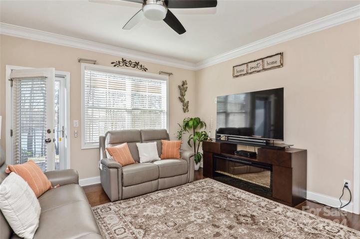 Spacious Living Room with fabulous views of the