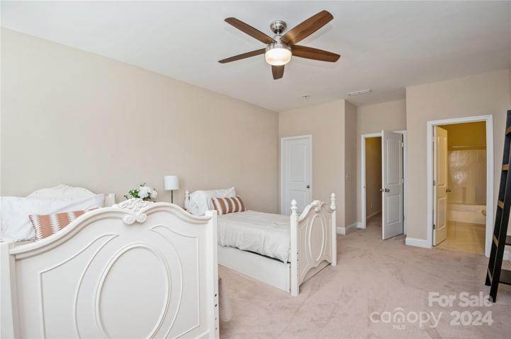 3rd upstairs bedroom with on suite bath