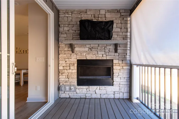 Covered back porch