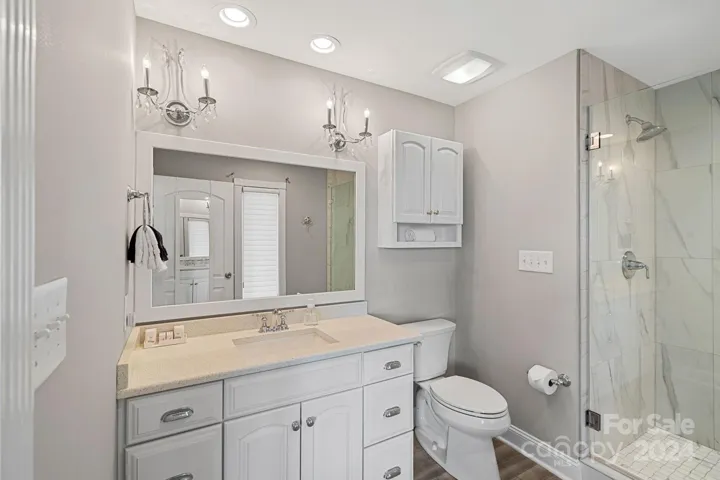 Second Primary Bath is bright, elegant and updated!