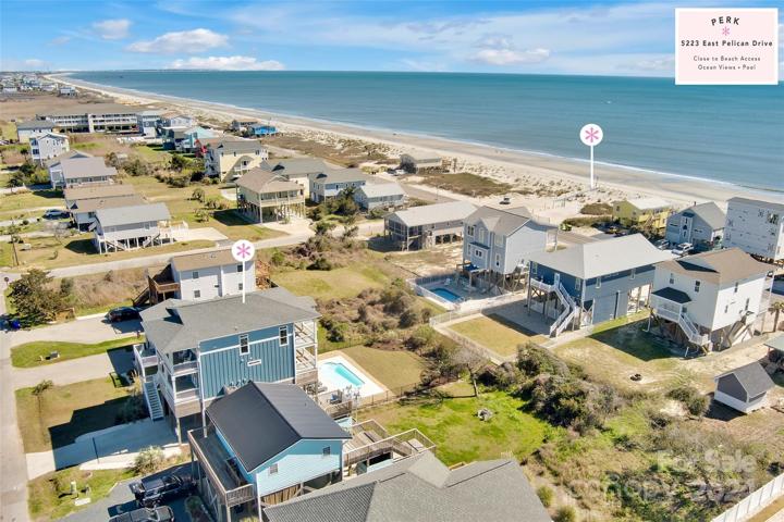 Overhead of home showing beach proximity