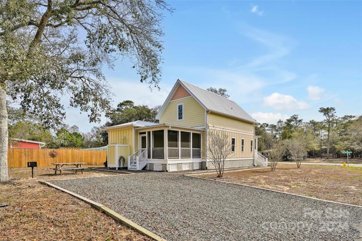 Back exterior from driveway