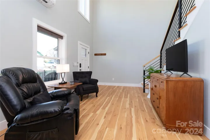 Living room in ADU unit
