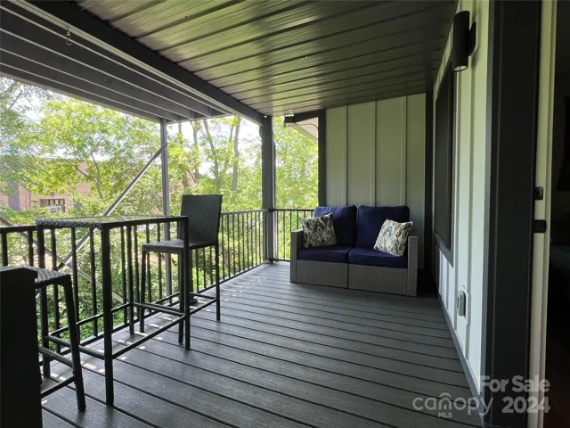 Back deck of main home