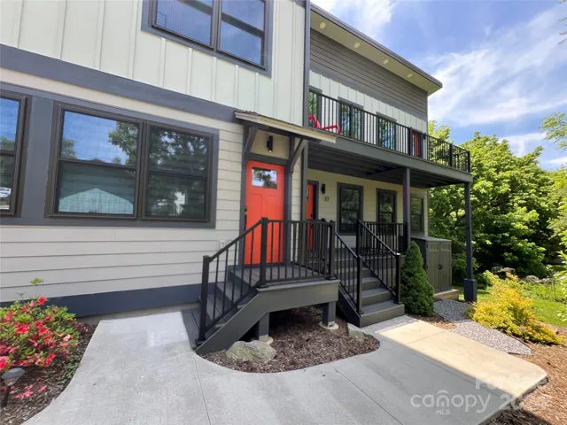 Door for lower bedroom. Second door for ADU.