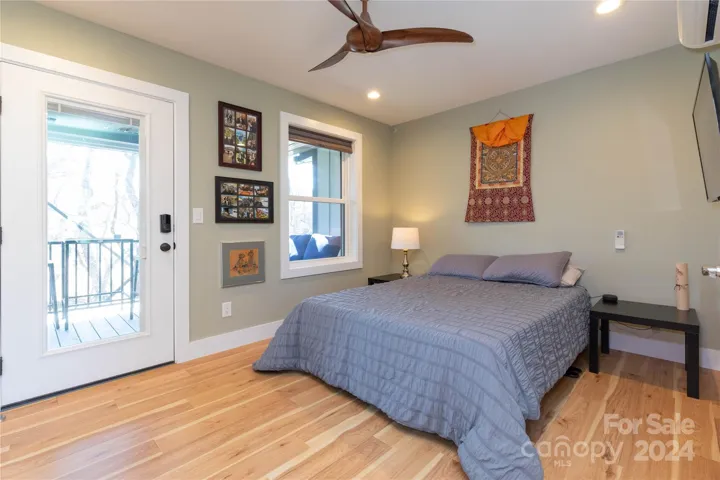 Primary bedroom in main house