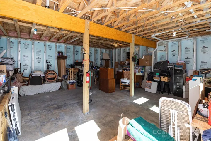 Storage are under ADU unit of 650 sq. ft. over 7 foot ceilings
