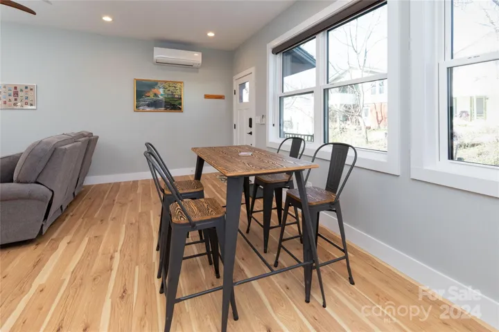 Dinning area in guest quarters in main house