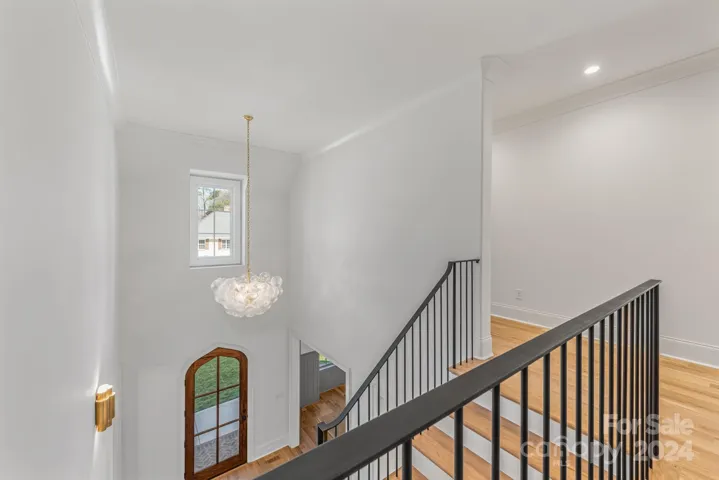 Landing at the top o f the stairs