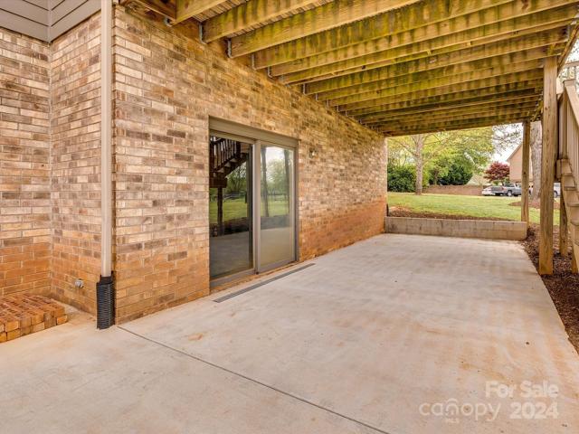 Lower level patio