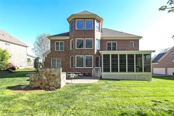Backyard-Full Brick on .43 acre