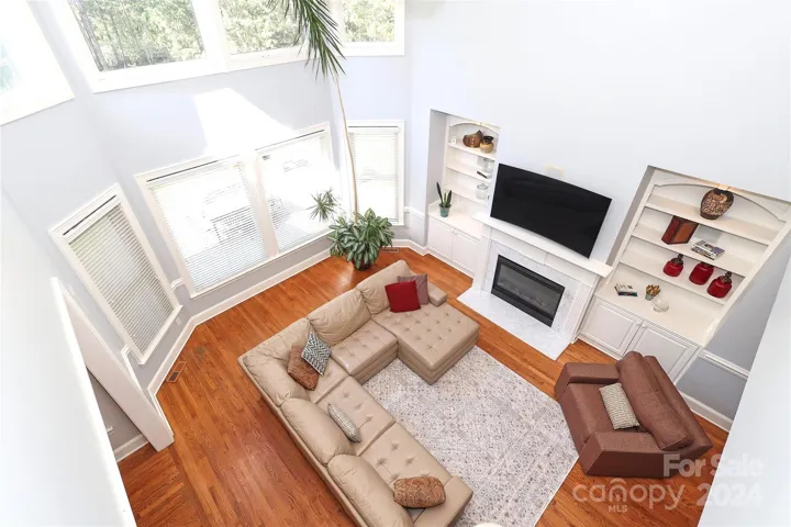 Overhead of two story Great Room