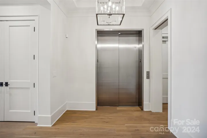 Elevator entrance to foyer