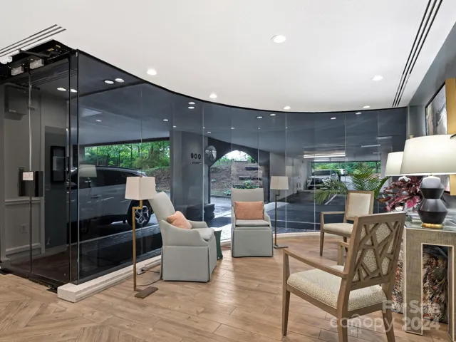 Building lobby.