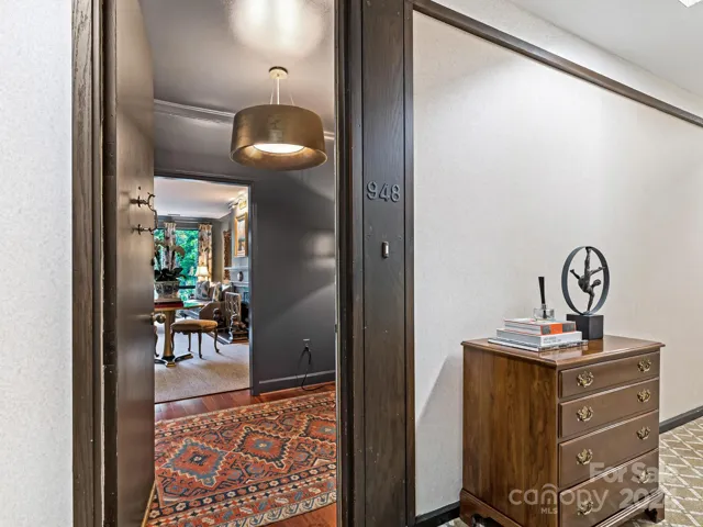 Unit entrance.