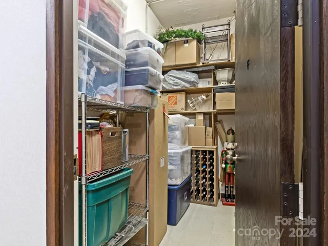 Spacious storage unit on the same floor.