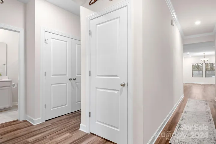 As you enter, 2 bedrooms with full bathroom wing and access to the basement to the left, straight ahead towards main living, OPEN floor plan.