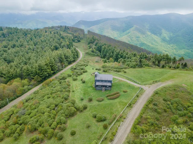 Helicopter landing pad behind home