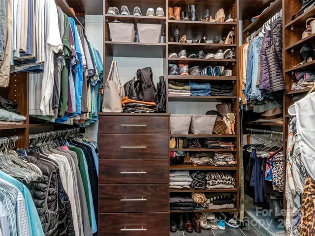 Primary closet