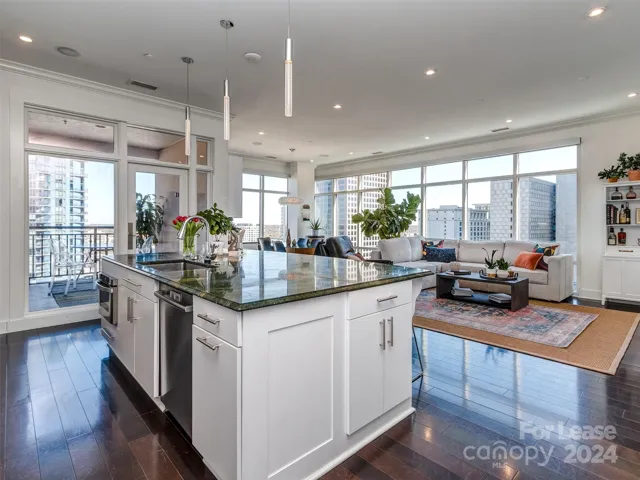 Flooded with natural light
