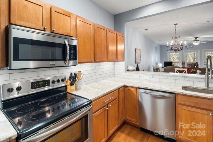 Custom tile backsplash