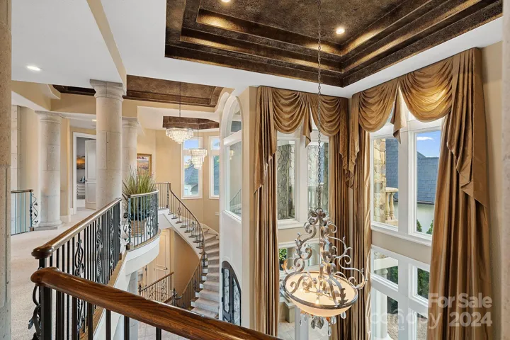 Stunning catwalk over looks main living area