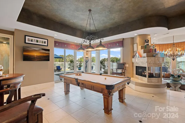 Huge finished basement with gorgeous views of Lake Norman