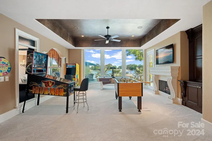 Downstairs game/family room