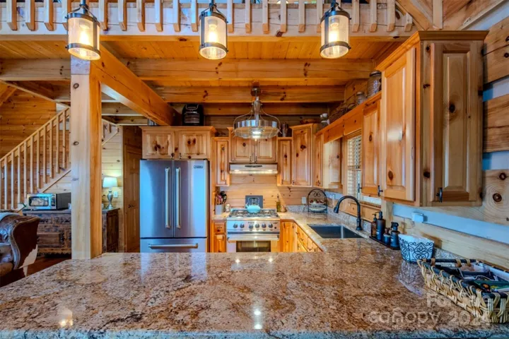 Beautiful granite counter tops