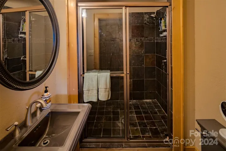 Lower level full bathroom