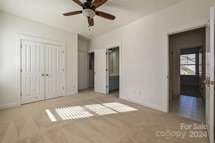 One of two secondary bedrooms