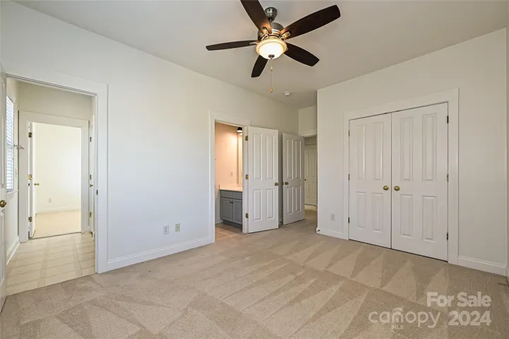 One of two secondary bedrooms