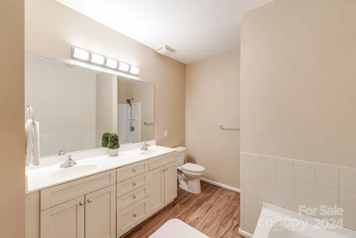 Primary bath with double vanities!