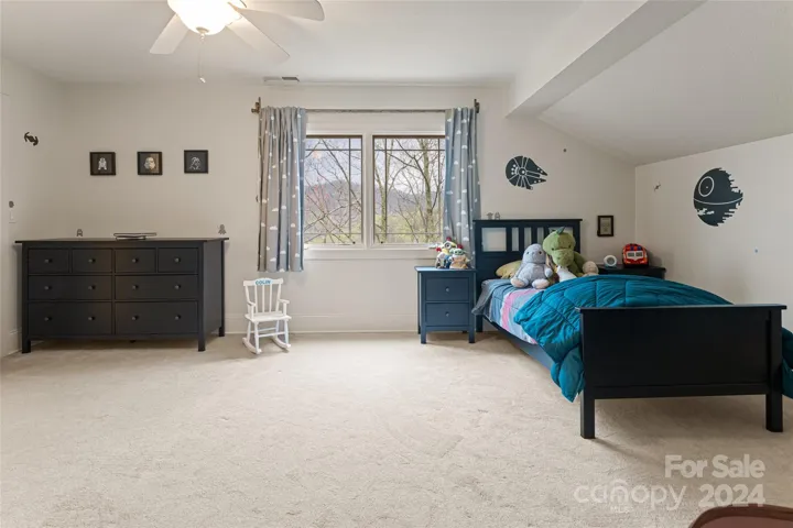 Bedroom #4 on upper level with its own bathroom