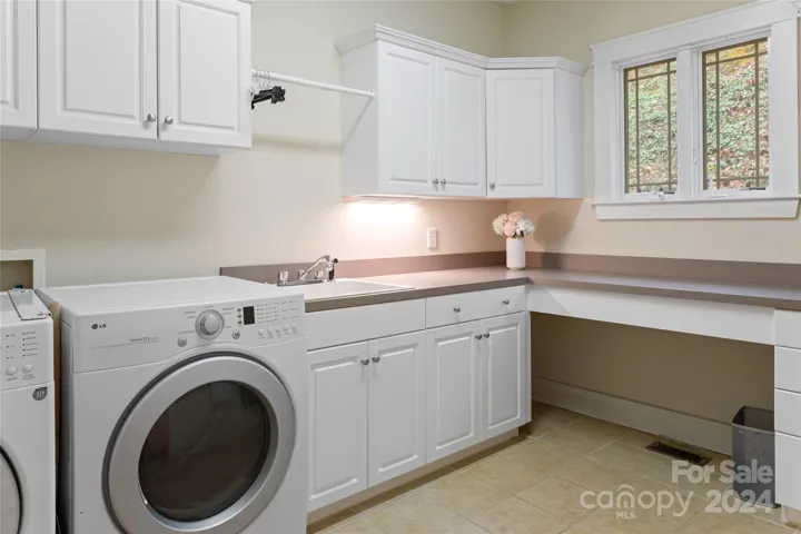 Great functional laundry room on main level