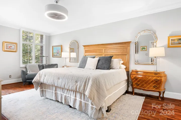Super spacious Primary Bedroom suite with two closets and access to the 2nd balcony.