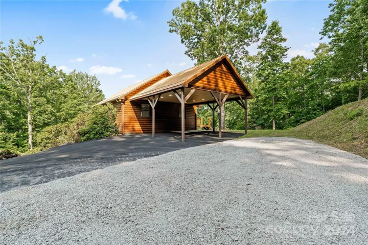 One of Two covered carports