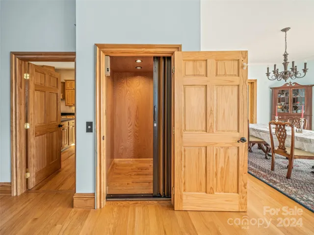 Elevator Serves All 3 Floors of Home