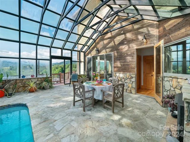 Swim Year Round in your own indoor pool with views